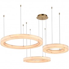 Φωτιστικό Κρεμαστό LED 65W 7150lm CCT 230V Alabaster 6115-Α